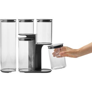 Produktbild für Vorratsglas JosephJoseph Podium, mit Edelstahldeckel