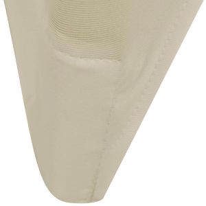 Produktbild für Stuhlhusse vidaXL 241199, elastisch, creme
