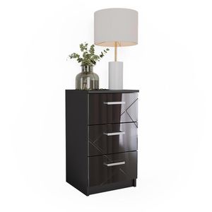 Produktbild für Badschrank Vicco Irma, hochglanz anthrazit