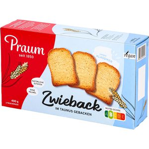 Produktbild für Zwieback Praum Klassisch, laktosefrei