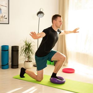 Produktbild für Balance-Kissen Relaxdays mit Luftpumpe