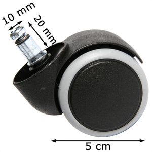 Produktbild für Stuhlrollen Topstar 6991, 5 Stück