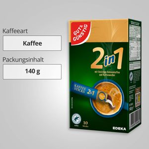 Produktbild für Kaffee Gut&amp;Günstig 2 in 1