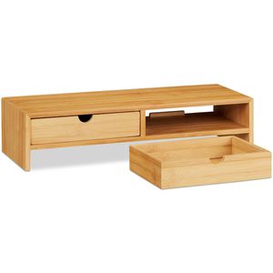 Produktbild für Monitorständer Relaxdays 10024605, Bambus