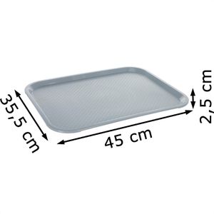 Produktbild für Serviertablett APS Fast Food-Tablett eckig 45x36cm