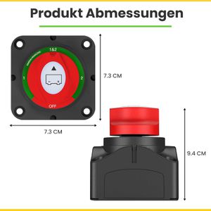 Produktbild für Batterietrennschalter Offgridtec 200 A, 12 - 48 V