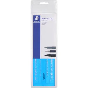 Produktbild für Schablone Staedtler Mars 572 FL Schriftschablone