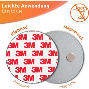 Produktbild für Rauchmelder-Magnethalter ECENCE