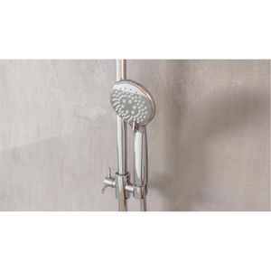 Produktbild für Duschsystem EISL Duschset zum Kleben, verchromt