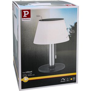 Produktbild für Tischlampe Paulmann Lillesol, weiß mit LED