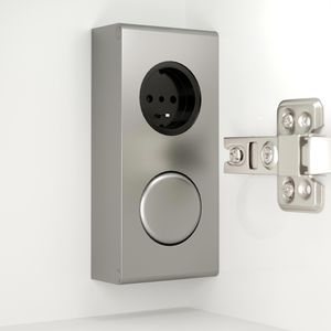 Produktbild für Spiegelschrank Posseik weiß hochglanz