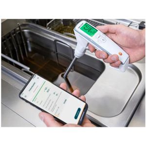 Produktbild für Frittieröltester Testo 0563 0102, 270, BT digital, Set