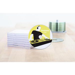 Produktbild für CD-Etiketten Herma 5115 Maxi, weiß matt