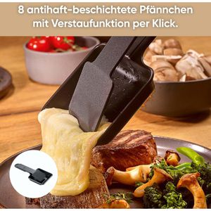 Produktbild für Raclette-Grill Severin Black Line Lite RG 2365, für 8 Personen