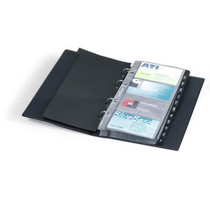 Produktbild für Visitenkartenmappe Durable 238558 Visifix 200, anthrazit, A5