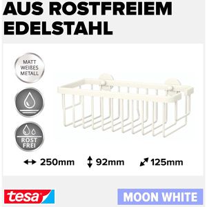 Produktbild für Duschablage Tesa Moon White 40577, weiß