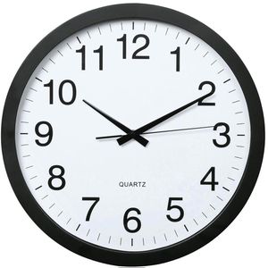 Wanduhr Hama Aruba, Kunststoff, analog, Quarzuhr