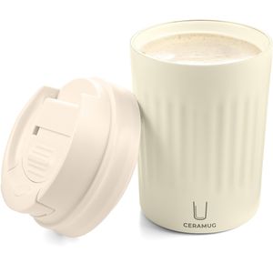 Produktbild für Thermobecher TROIKA Ceramug 300, weiß