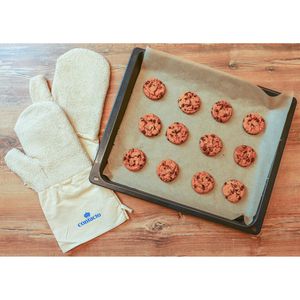 Produktbild für Ofenhandschuh Contacto Backhandschuhe 6543/400, beige