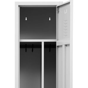 Produktbild für Spind G-Office WRD/1.1840, lichtgrau