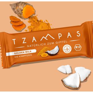 Produktbild für Müsliriegel Tzampas Golden Milk, die Kämpferin, BIO