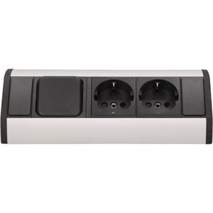 Produktbild für Tischsteckdose Orno GM-9002, mit 0,6 m Kabel