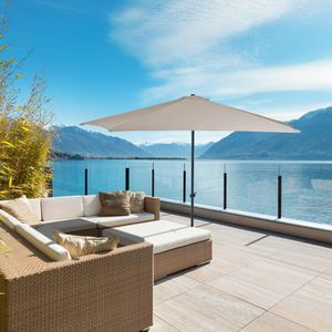 Produktbild für Sonnenschirm Garden-Pleasure 504356, rund
