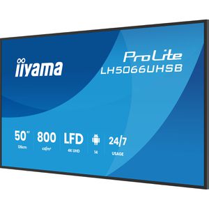 Produktbild für Digital-Signage Iiyama ProLite LH5066UHSB-B1AG, 50 Zoll