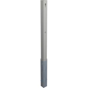 Absperrpfosten Schake 4070Z, silber, aus Edelstahl