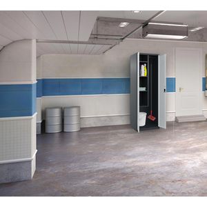 Produktbild für Mehrzweckschrank CP-Möbel Classic Plus, abschließbar, grau