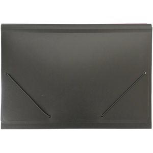 Produktbild für Fächermappe Foldersys 70005-30, A4, schwarz