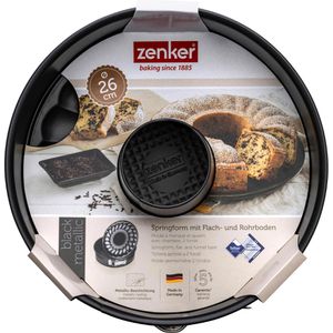 Produktbild für Backform Zenker Black Metallic 6508, Flach- &amp; Rohrboden, Stahl