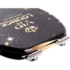 Produktbild für WC-Sitz Sanilo VIP Lounge A685351, oval, aus Holz