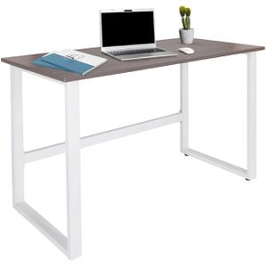 Produktbild für Schreibtisch hJh-OFFICE Workspace light I 830077, grau / weiß