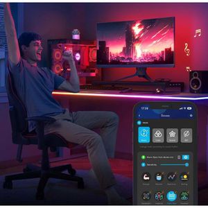 Produktbild für Lichtschlauch Govee Neon Rope Light, LED, weiß + farbig