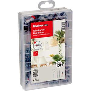 Produktbild für Schrauben-Dübel-Set Fischer 548857, EasyDIY Box Gipskarton