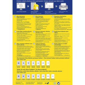 Produktbild für Folienetiketten Zweckform L7911-40 ultra-resistent