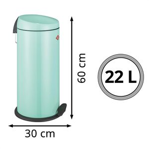 Produktbild für Mülleimer Wesco Capboy Maxi, mint