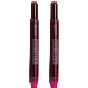 Produktbild für Füllerpatronen Online 17175 Kombipatrone, pink