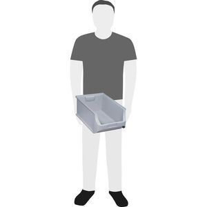 Produktbild für Sichtlagerkasten Allit ProfiPlus Box 456225, Größe 5