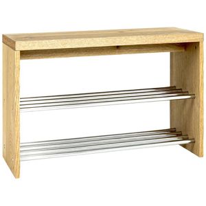 Schuhbank Haku-Möbel 15621, eiche, aus Holz