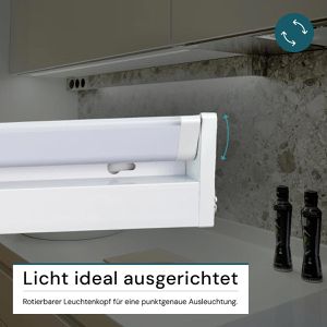 Produktbild für LED-Unterbauleuchte Luxula LX300322, warm- bis tageslichtweiß