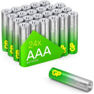 GP Batterien Batteries Super, AAA, Micro, R3, LR03, 1,5 V, 24 Stück