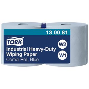 Putztuchrolle Tork Advanced, 130081 W1 u. W2, Zellstoff, blau