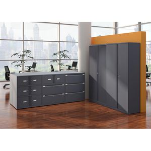 Produktbild für Schließfachschrank Bisley Essentials, anthrazit
