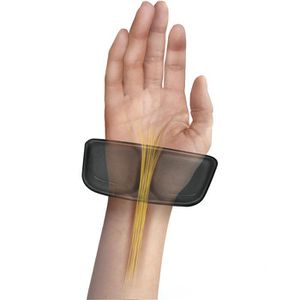 Produktbild für Handballenauflage Fellowes Health-V Stoff 9182801m, schwarz