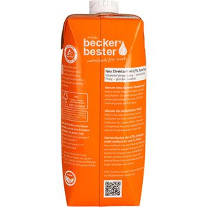 Produktbild für Saft Beckers Bester, Orange, ohne Zuckerzusatz
