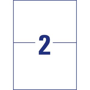 Produktbild für Universaletiketten Zweckform LR3655 Recycling weiß