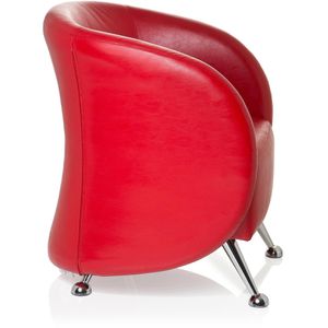 Produktbild für Loungesessel hJh-OFFICE ST. LUCIA, 713220, rot