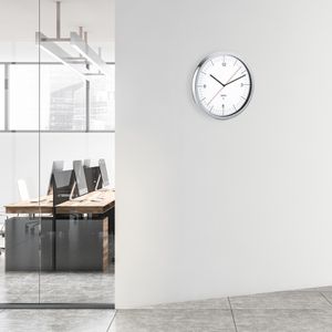 Produktbild für Wanduhr Blomus CRONO 65436, Edelstahl, Funkuhr